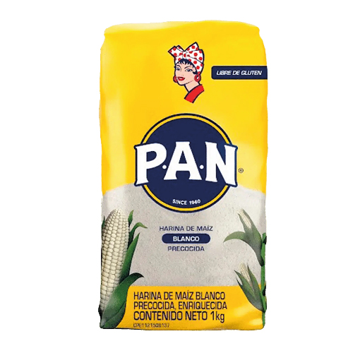 HARINA PAN BLANCO LIBRE DE GLUTEN 1KG