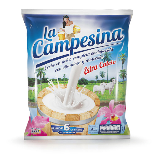 LECHE EN POLVO COMPLETA LA CAMPESINA 800