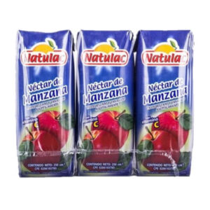 NECTAR DE MANZANA S/AZUCAR NATULAC 250ML