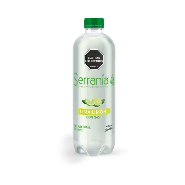 AGUA SABORIZADA LIMALIMON SERRANIA 600ML