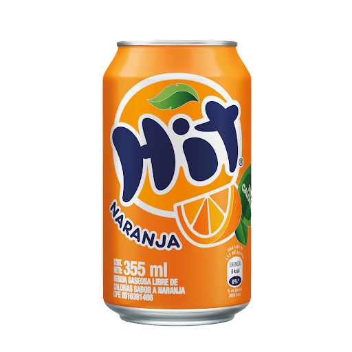 HIT NARANJA LATA 355 ML