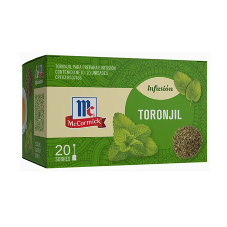 INFUSION TORONJIL MCCORMICK 20 SOBRES