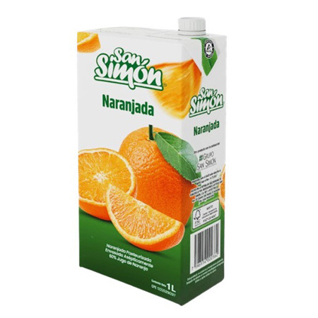 JUGO DE NARANJA SAN SIMON 1LT