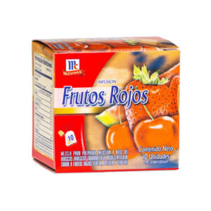 MC TE FRUTOS ROJOS 10 UND