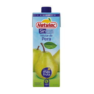 NECTAR PERA UHT S/AZUCAR NATULAC 1L