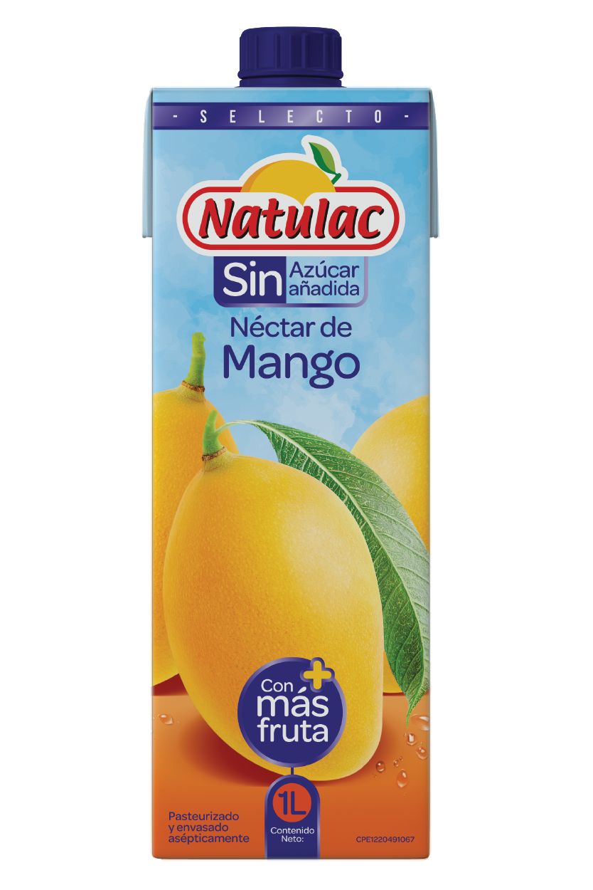 NECTAR DE MANGO NATULAC UHT S/AZUCAR 1L