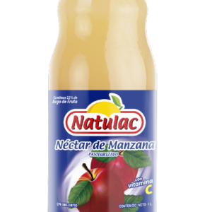 NECTAR MANZANA VIDRIO NATULAC 1L