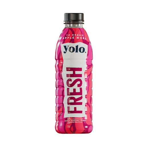 YOLO FRESH TE NEGRO APPLE MORA 473ML