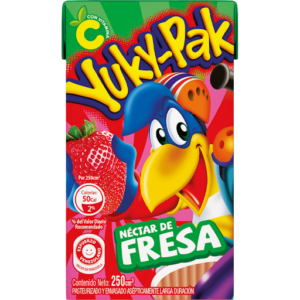 YUKY-PAK NECTAR DE FRESA 250 ML
